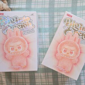 Authentic POPMART Labubu Plush blind box Big Into Energy HOPE and LOVE